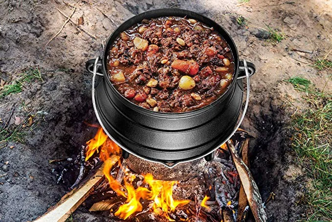 Южная Африка предварительно опытный чугун potjie горшок Охота