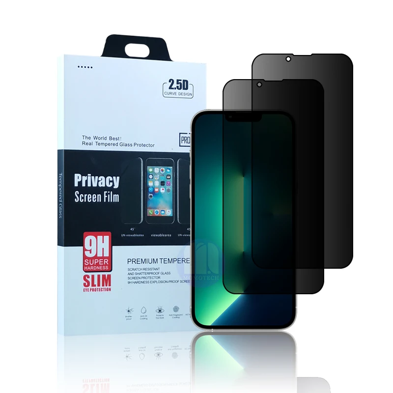 Wholesale high-definition transparent anti-blue light tempered glass screen protector for iPhone 12 and 13 Pro Max