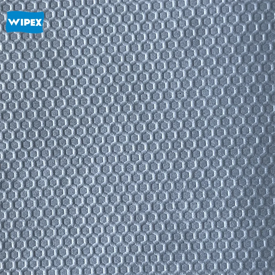 Customized X70 X80 Workshop Industry Wipes Wood Pulp Polyester Disposable Heavy Duty Wipes Industrial Wipe