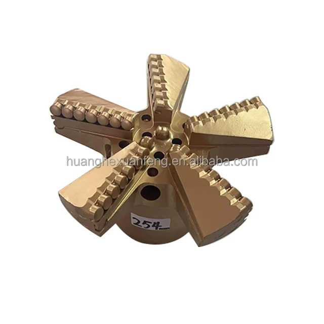HHWW 250mm pdc drill bit  with 5 Wings PDC scraper drill bit for  medium hard rock Water Well Drilling