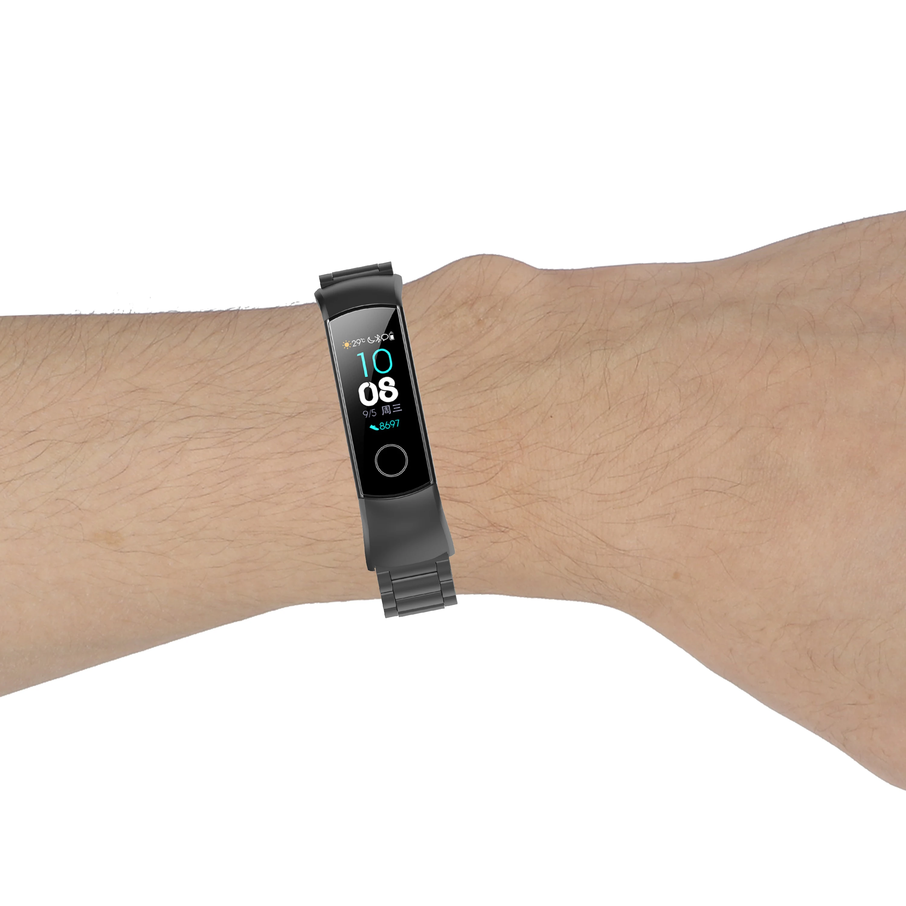 Eraysun Wholesale Newest Stainless Steel Watch Strap For Huawei Honor Band 5 Replacement Bracelet For Honor Band 4 Wristband