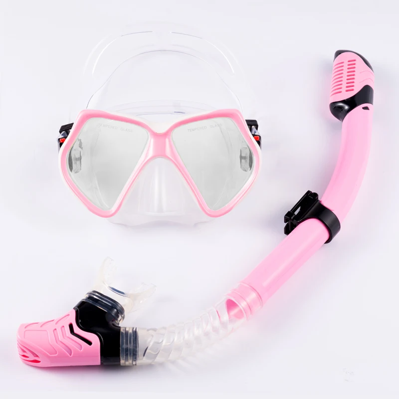 Easy breath oem/odm scuba diving equipment full face diving mask and snorkel set diving