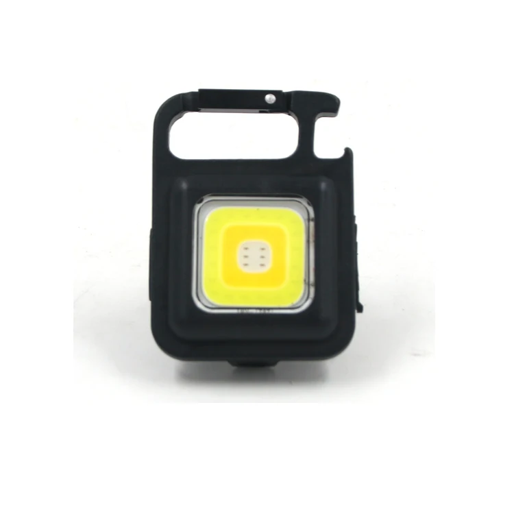 Hot Sale Multi-functional Type-C Charging Mini Pocket LED COB Keychain Flashlight for Hiking Camping Working