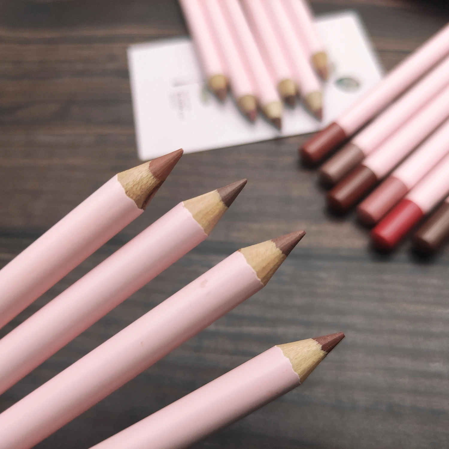 Private Label Matte Waterproof Lipliner High Pigment Lipliner Pencil OEM/ODM Vegan Lip liner