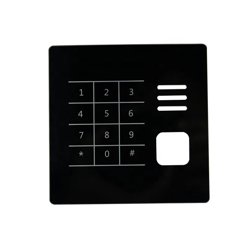 Glass manufacturers supply tempered glass panels for smart showers touch switch tempered glass panels for customization