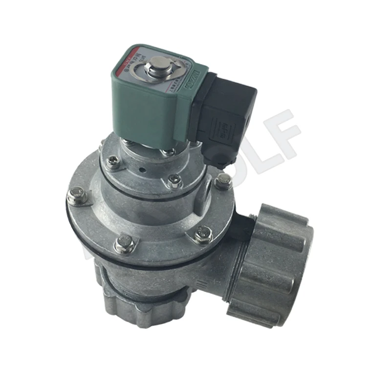 DMF-ZM-40S 1.5' Quick Mount Solenoid Diaphragm Pulse Jet Valve With Fixed Nut For Dust Collector Dust Removal 24VDC 220VAC