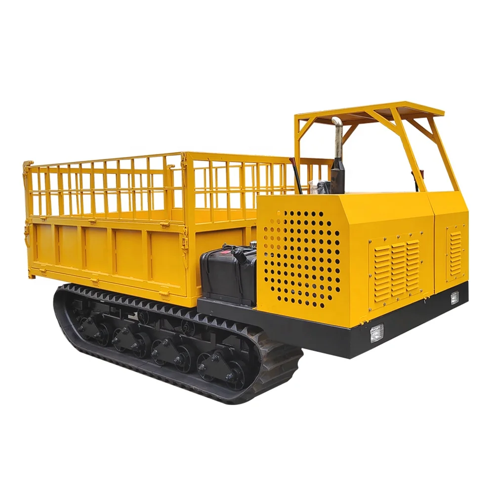 4 ton 5 ton mini track dumper small diesel dump truck