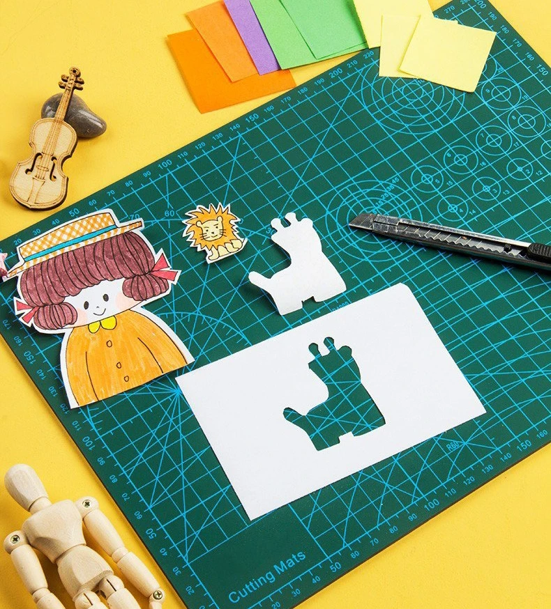 Self Healing A1 A2 A3 A4 A5 5-Ply Double Sided Durable Non-Slip PVC Cutting Mat Great for Scrapbooking