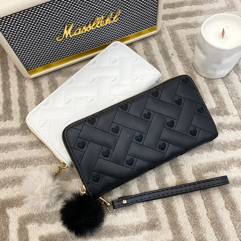 SL199 42 Wholesale Custom Purses Cheap Multi Colors Pu Leather Wallet Women Long Wallets Clutch Bags For Ladies