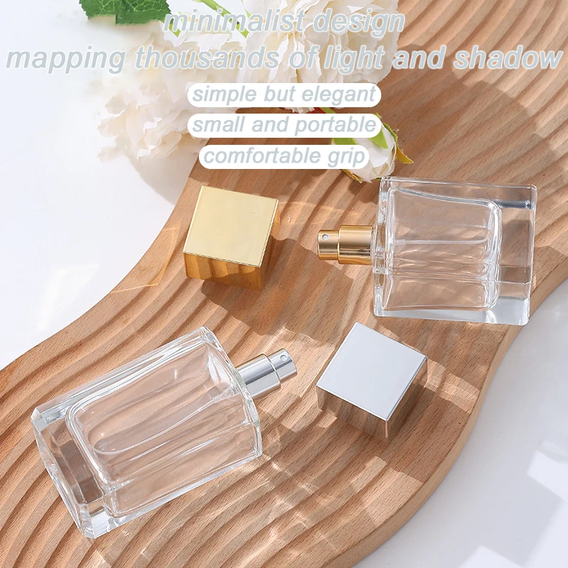 WHOLESALE FANCY LUXURY Mini Empty Clear Spray Bottle Glass Perfume Glass Bottle