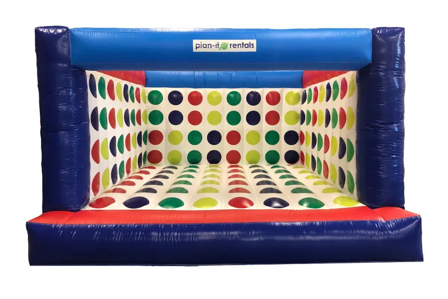 Human Pretzel Giants Inflatable Twister Game  Interactive Inflatable Games For Sale