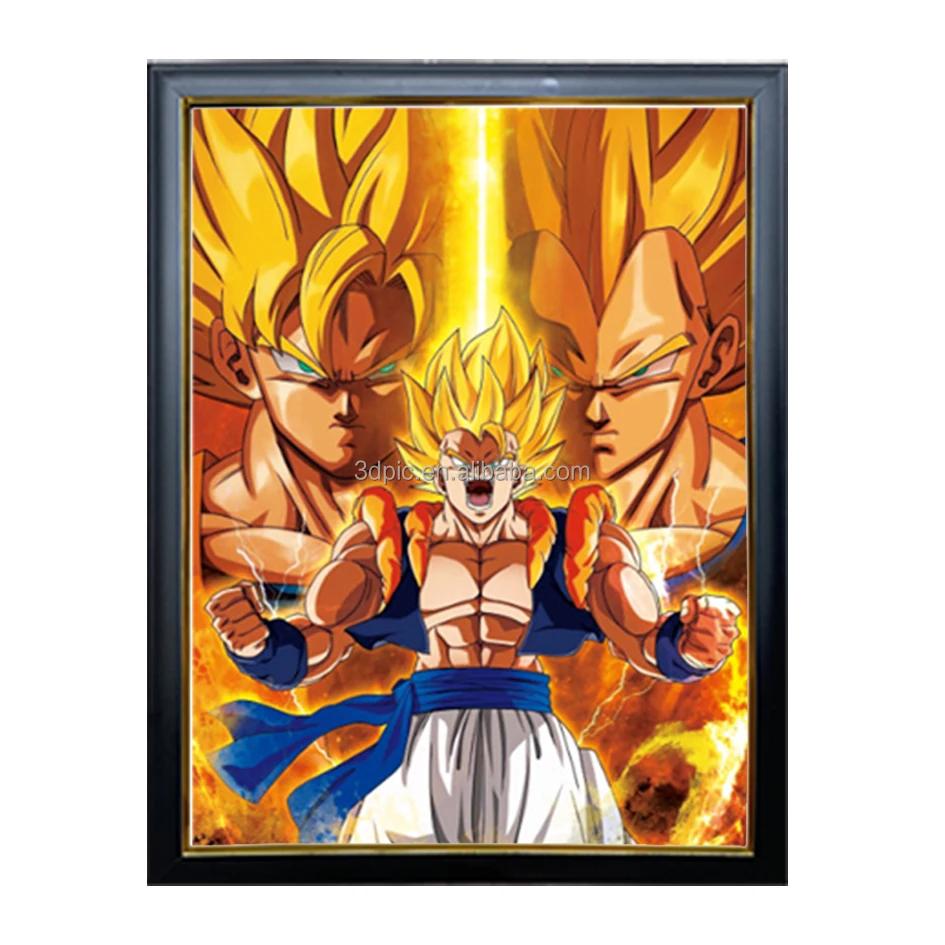 Anime Pictures Changing Flips Anime Poster Lenticular Anime Motion 3D Posters for Wall Decoration