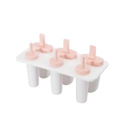 BPA Free Handmade Plastic Popsicle Ice Pop Mold Ice Cream Sticks Maker with Tray