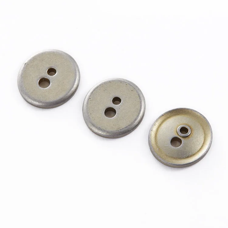 NIUNIU Factory OEM Best Quality Alloy Metal 2 Hole Buttons Two Hole Button For Shirt Clothing