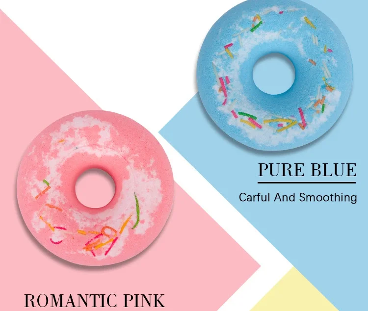 wholesale 110g donut shape bath bombs