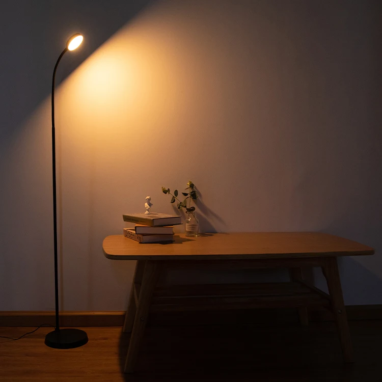 Rohs Ce Erp Nordic 3 Lighting Modes Long Gooseneck Flexible Bendable Stand Night Led Light Floor Lamps For Home Decorate