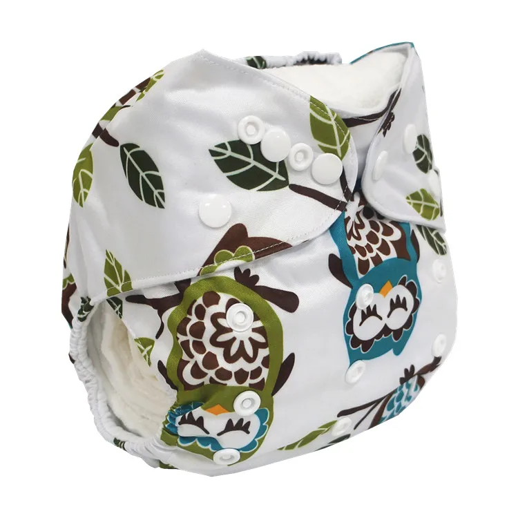 Wholesale Custom Baby Nappy Reusable Waterproof Prefold Cloth Diaper