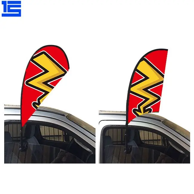 
shanghai suzhou kunshan custom World blank car flags wholesale 
