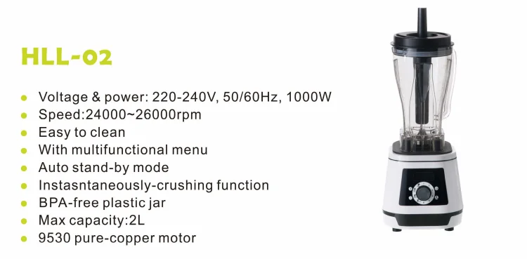 kitchen heavy duty desktop commercial electric big smooth fresh juicer blender machine portable mixer blenders and juicers