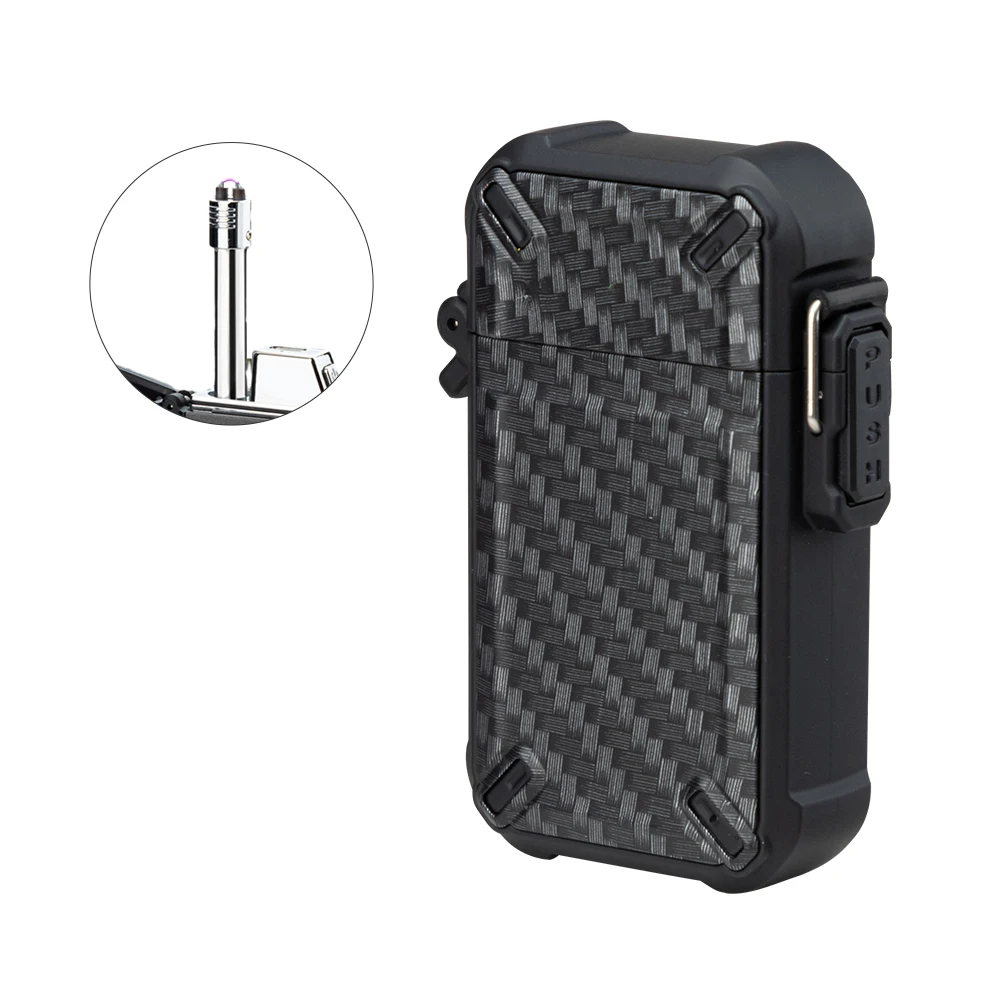 Custom wholesale flameless rechargeable extendable arm outdoor electric survival lighter