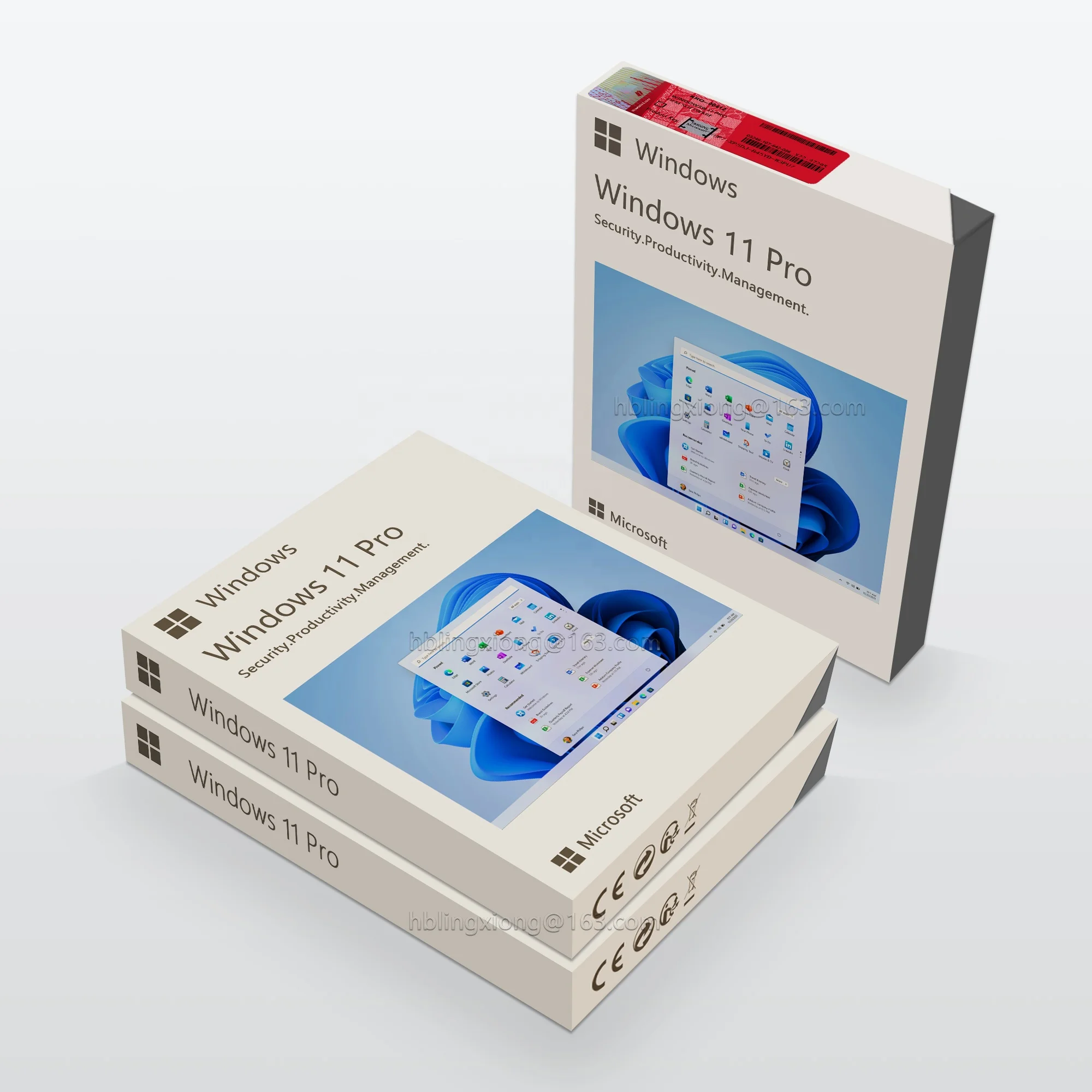 Windows 11 Pro USB ключ Профессиональный USB-3.0 стикеры коробку OEM полного пакета глобальная онлайн Активация FPP 64