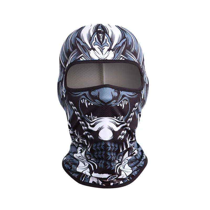 Fashion Design Cycling Motorcycle Halloween 3D Animal Print Skull Balaclava Ski Mask Ghost Skeleton Full Face Mask