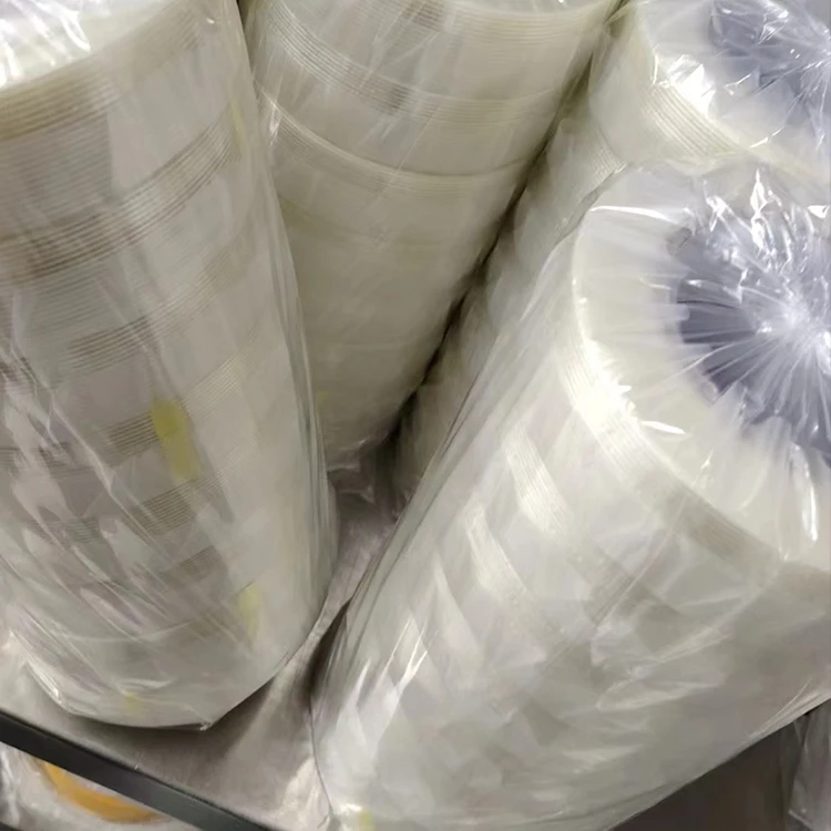 Superior Holding Power Fiber Glass Filament Tape High Temperature Hot Melt Reinforcement Cross Filament Tape for Sales