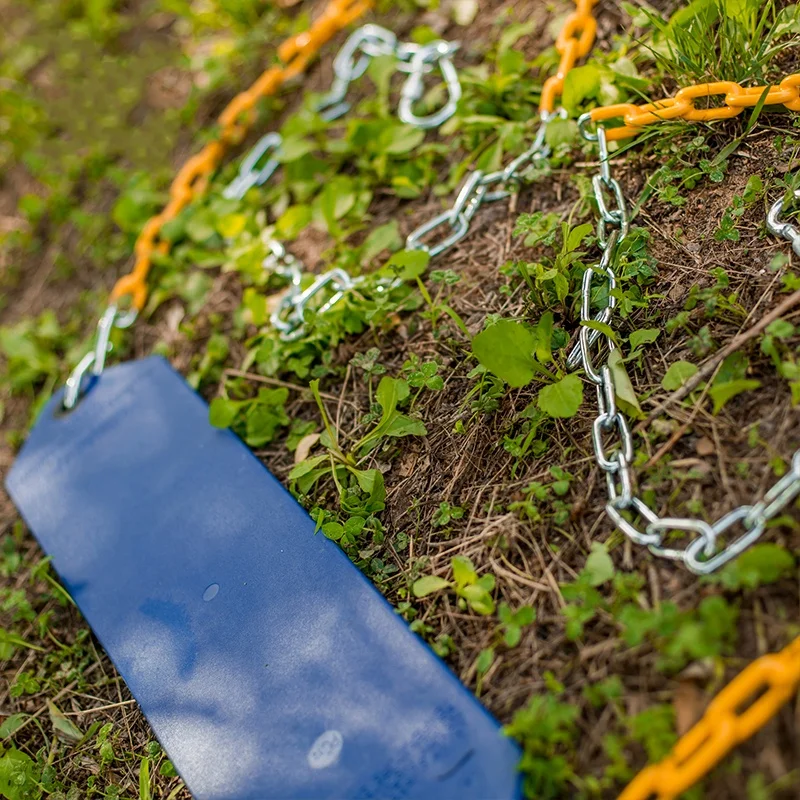 Children Outdoor Backyard Toys Tree Swing Blue Belt Swing