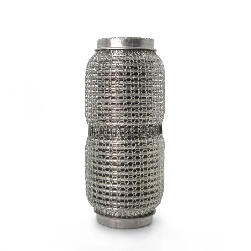 Car Aftermarket Exhaust Flexible Pipe Vibration Absorber Shock Connector Auto Exhaust Bellows With Soft Wire Mesh
