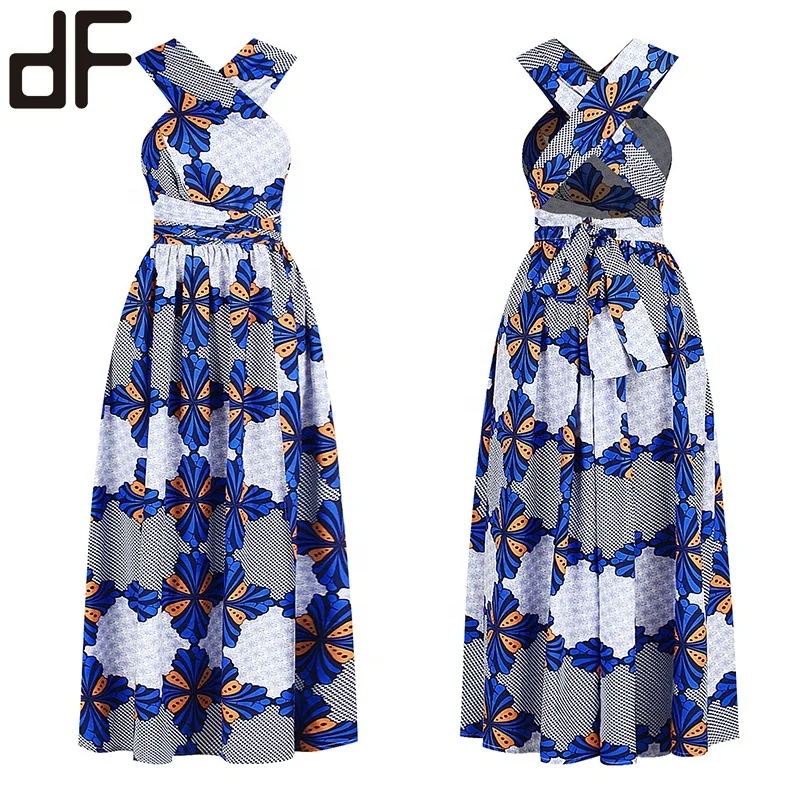Лидер продаж на Amazon африканская одежда платье с принтом tie dye летняя fat lady модное в новом стиле женское