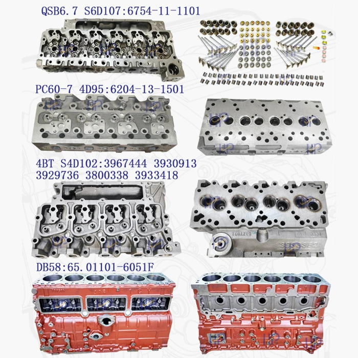 8N6796 Cylinder Head For E3306DI E3306 Excavator Diesel Engine