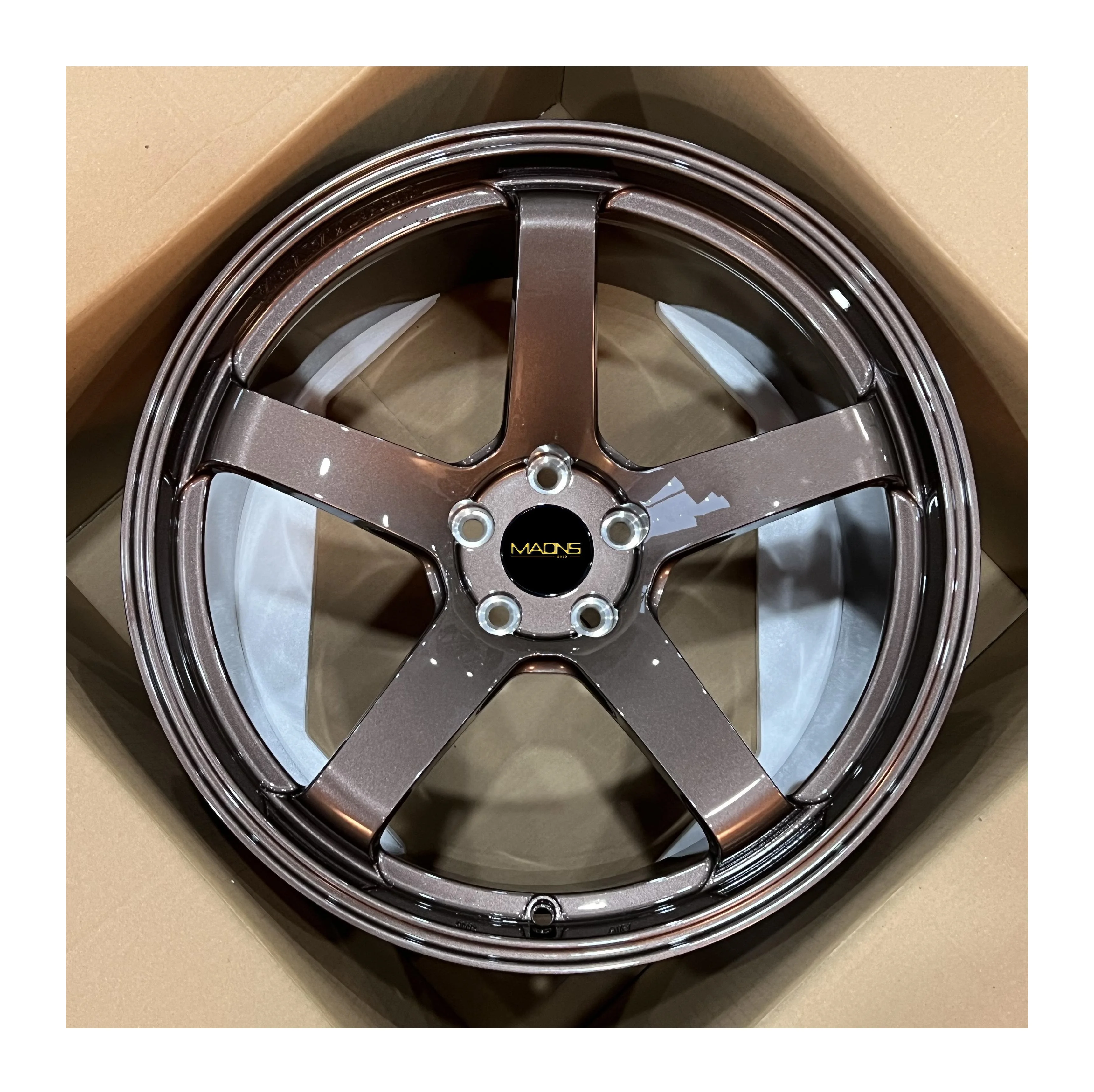 Wheelshome Custom Gloss Gunmetal 17 18 inch 5-114.3 JDM sport alloy forged passenger car wheels rims