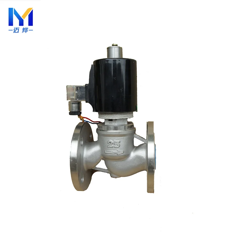 Flange Solenoid Operated Directional Control Valves For Refrigerator Wireless Garden Irrigation Truck Water Cast Iron 1 Piece