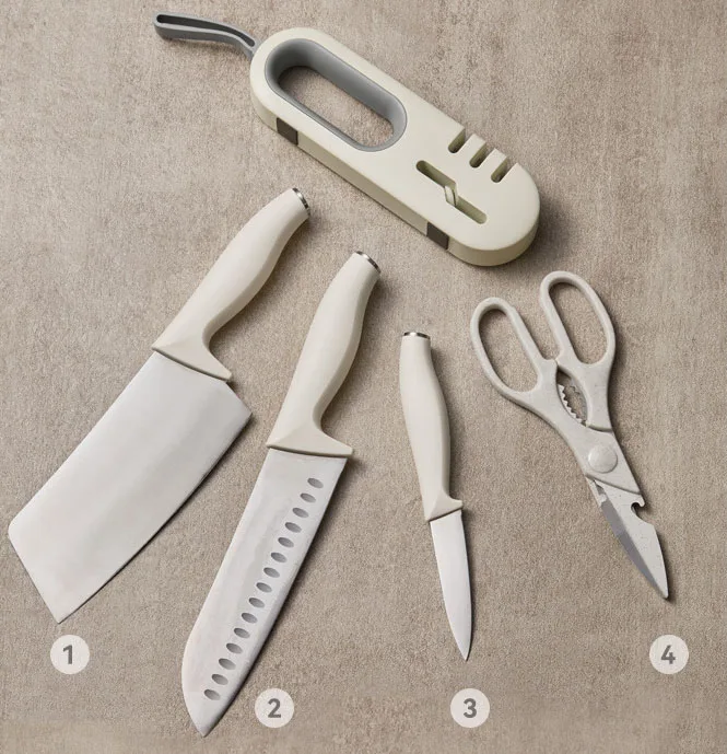 Knife Sharpener with Adjustable Angle Knob New Arrival 4-Stage Sharpening Kitchen Knife Sharpener