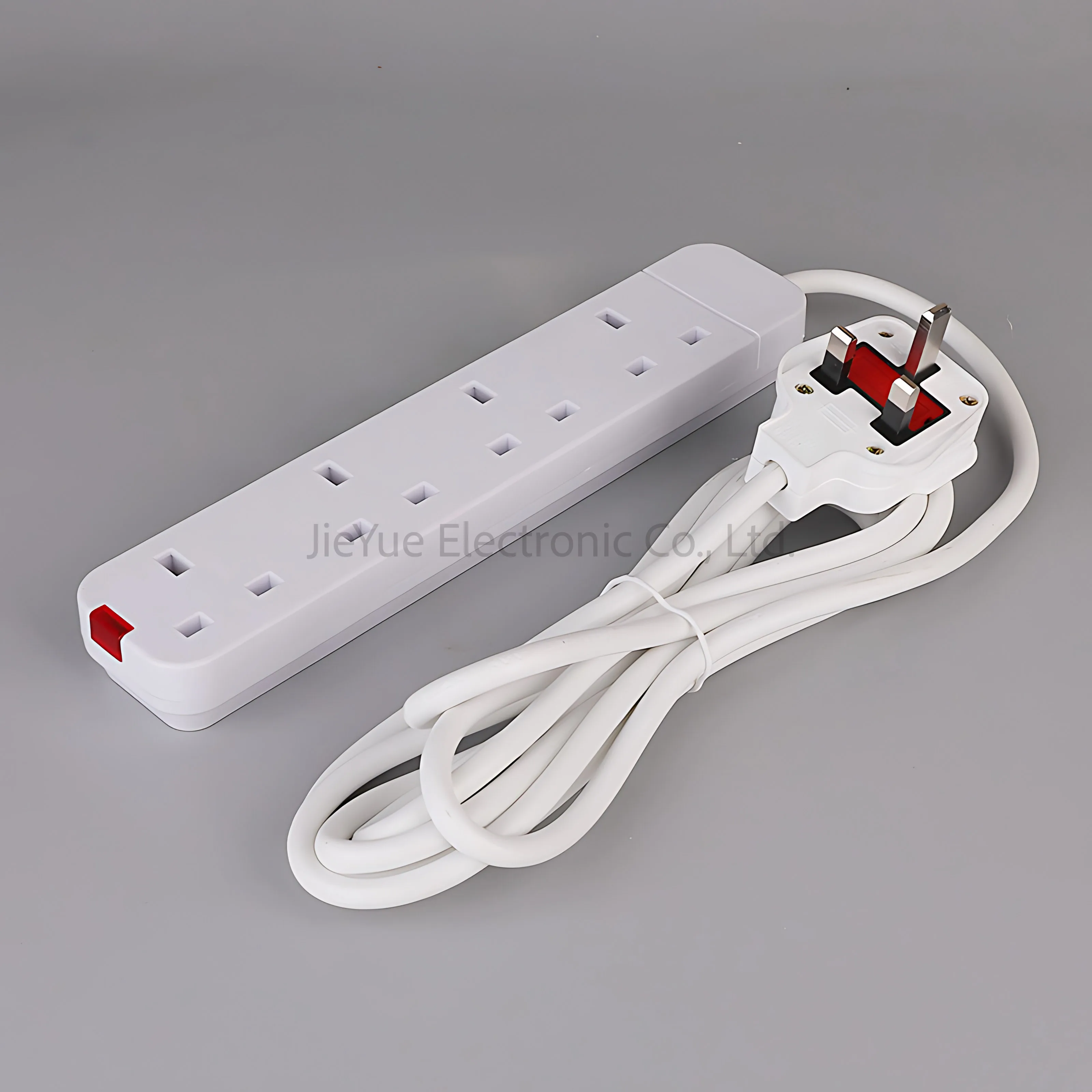 Power Strip with Extension Cord and Socket, African British Standard UK Plug 13A 3-meter Length