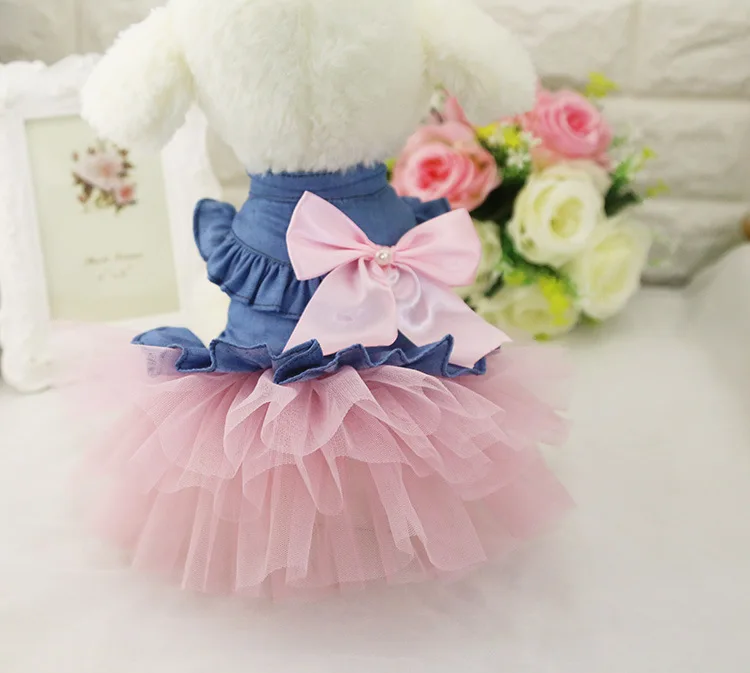 Pet accessories wholesale luxury pet dog clothes green tutu dresses