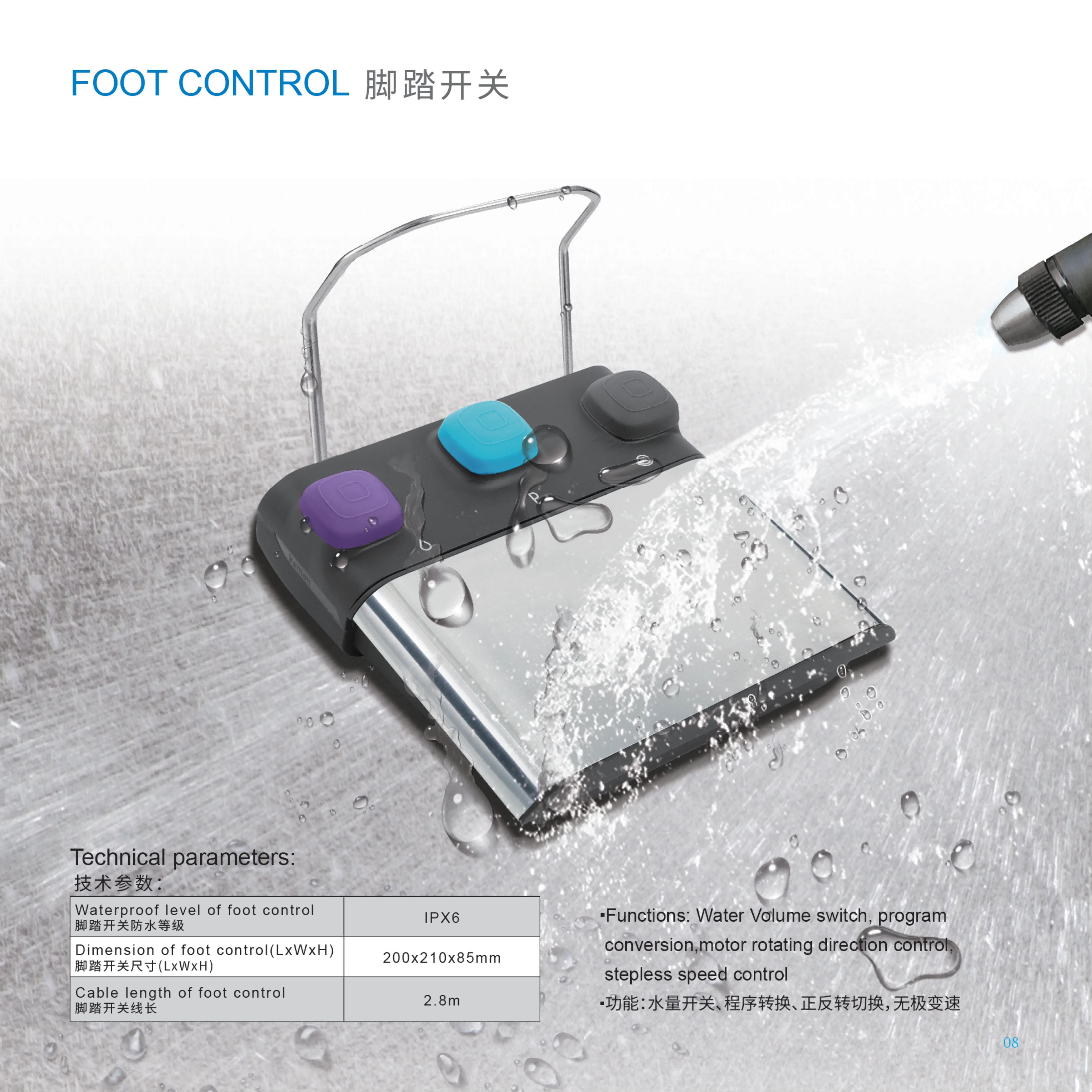 M2 Dental Implant Motor M2 Implant machine with light and 20/1 fiber optic contra angle /Dental Implant machine