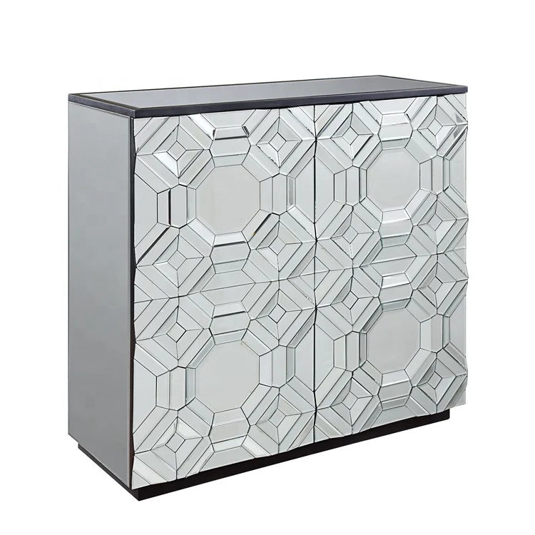 Living Room Furniture Vintage Small 3 Drawer Blue Wooden Drawer Chest