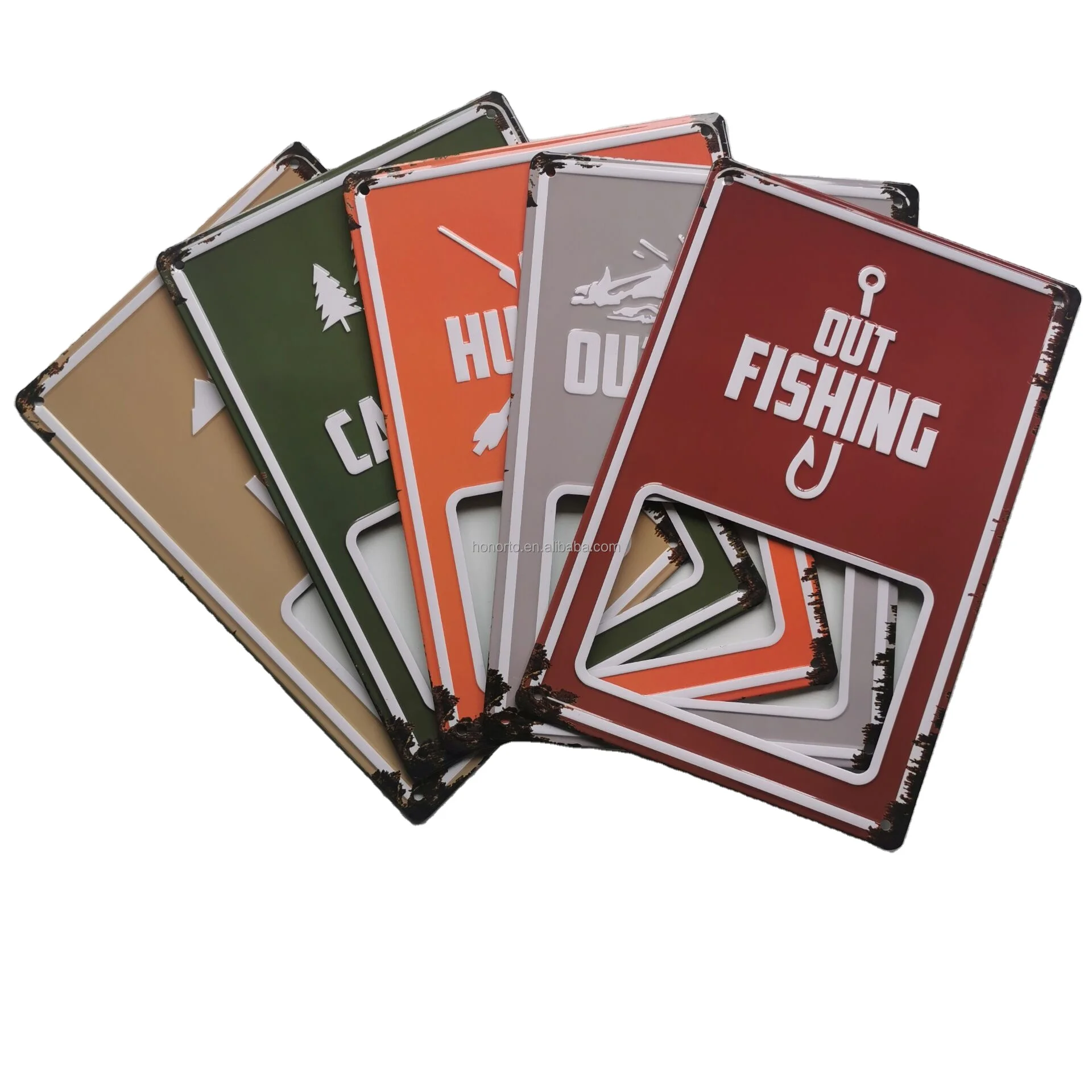 Factory direct desktop or wall hanging photo frame changeable menu of tin sign