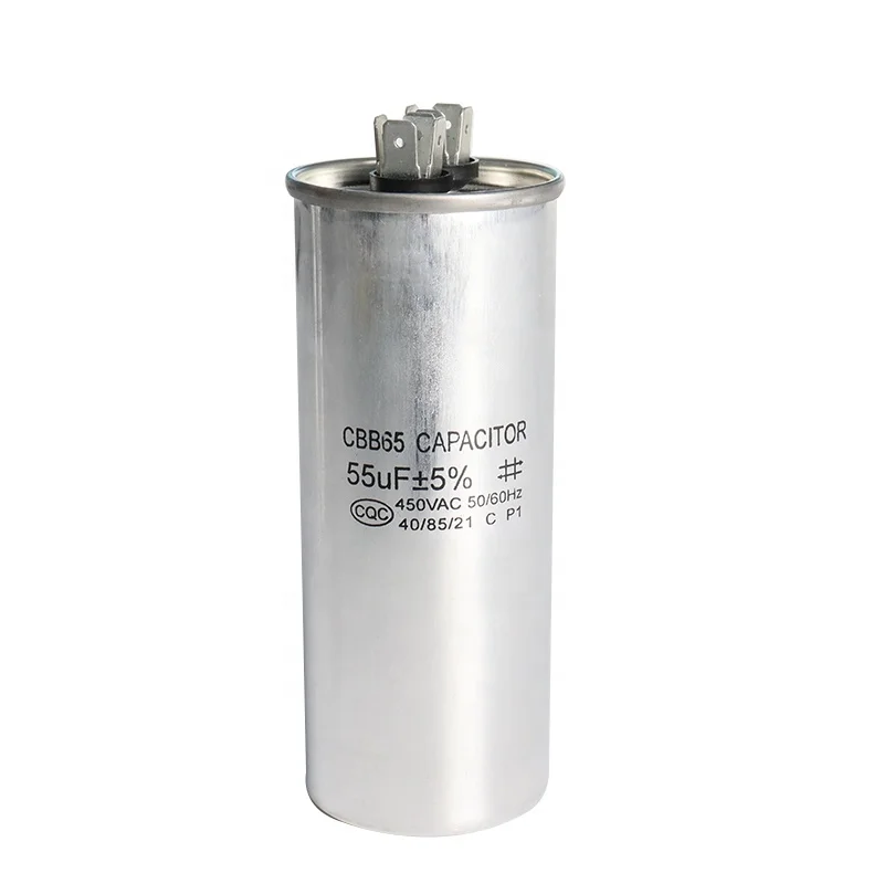 Air Conditioner High Insulation Resistance CBB65 Dual Run Capacitor