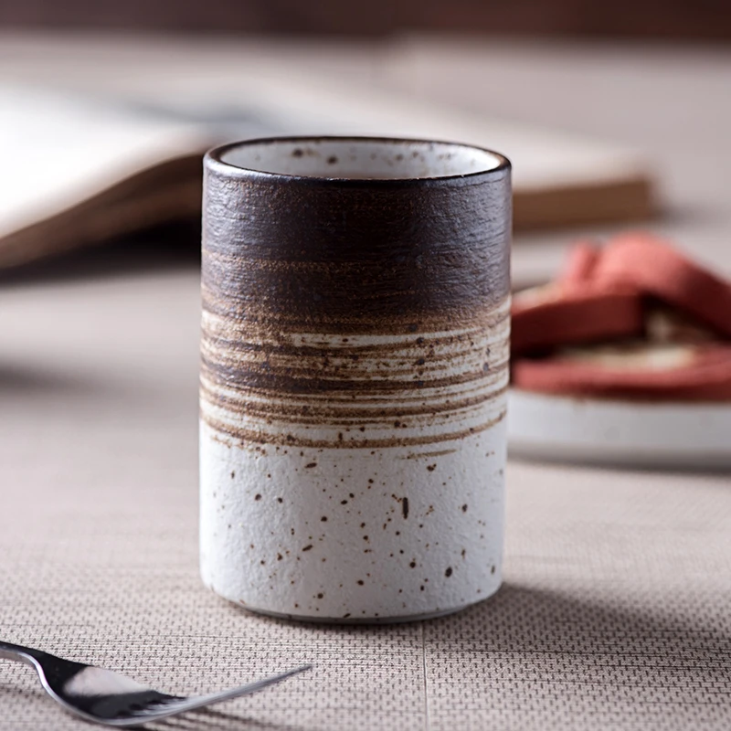 200 ml restaurant hotel ceramic drink ware no handle porcelain tea cup color coffee mug with logo