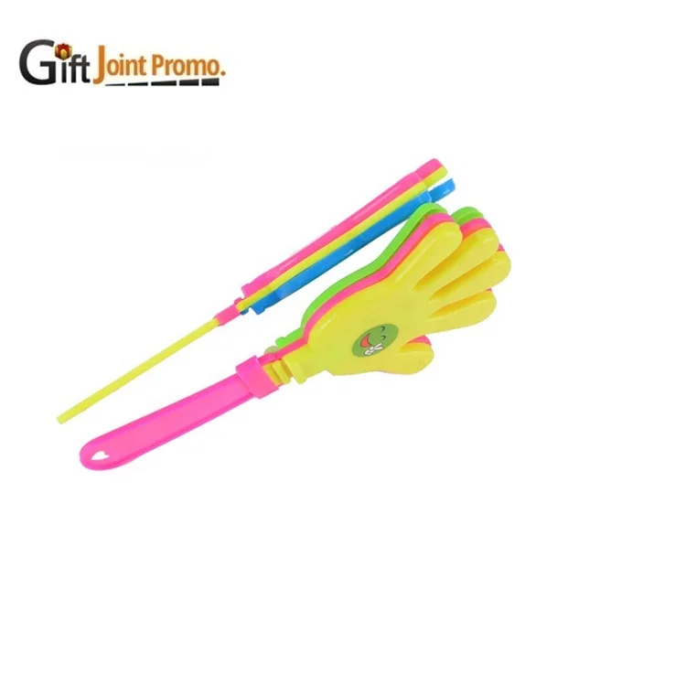 Customized Logo Printed Cheap Football Plastic Hand Clapper