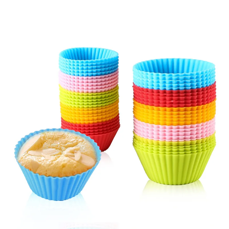 
Reusable Silicone Muffin Cup, Non-Stick Baking Cups Liners, cupcake mold 