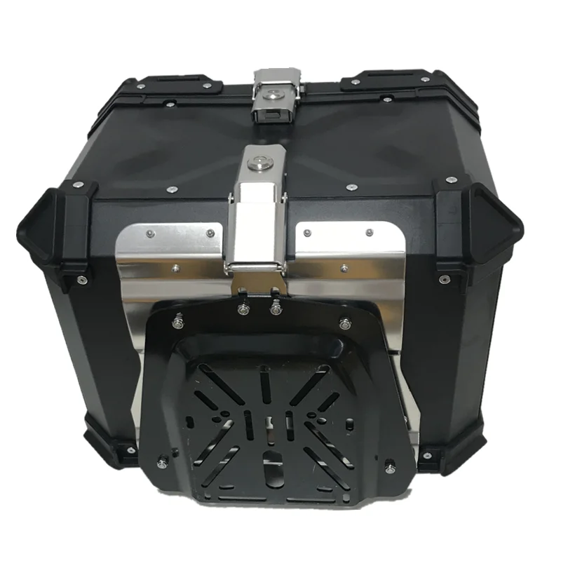 Light customization 45L Motorcycle aluminum top box Waterproof top case motorcycle tail box