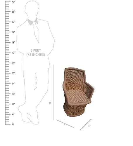 New trend outdoor luxury eco friendly cane /bamboo garden chair and table furniture set for patio/cottage/courtyard/terrace