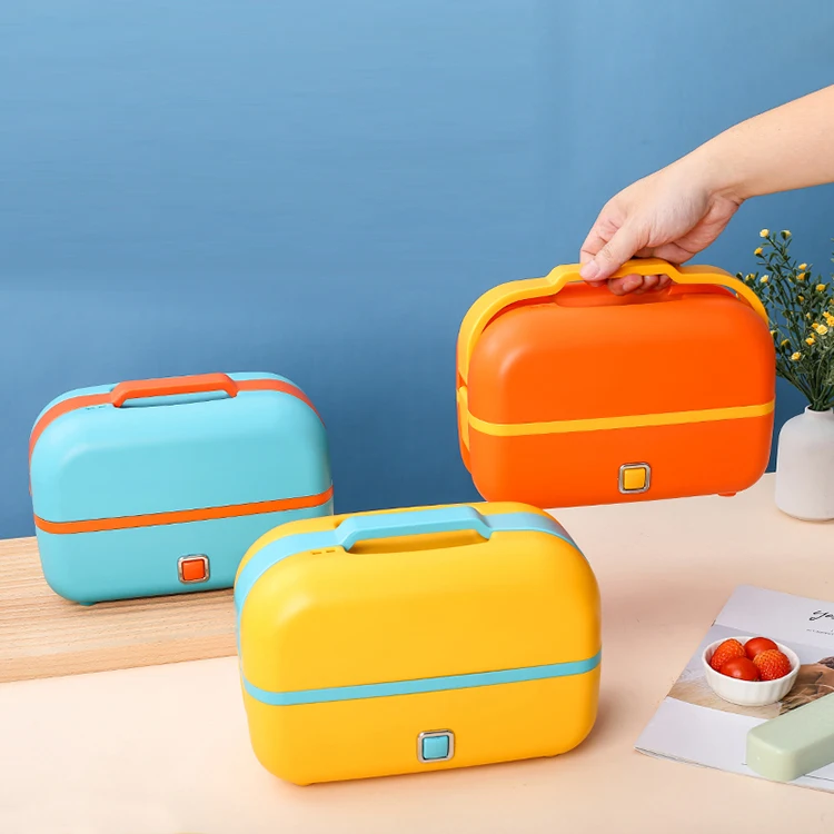 Direct factory supply stainless steel car and home portable electric lunch box food heater electric food warmer bento box