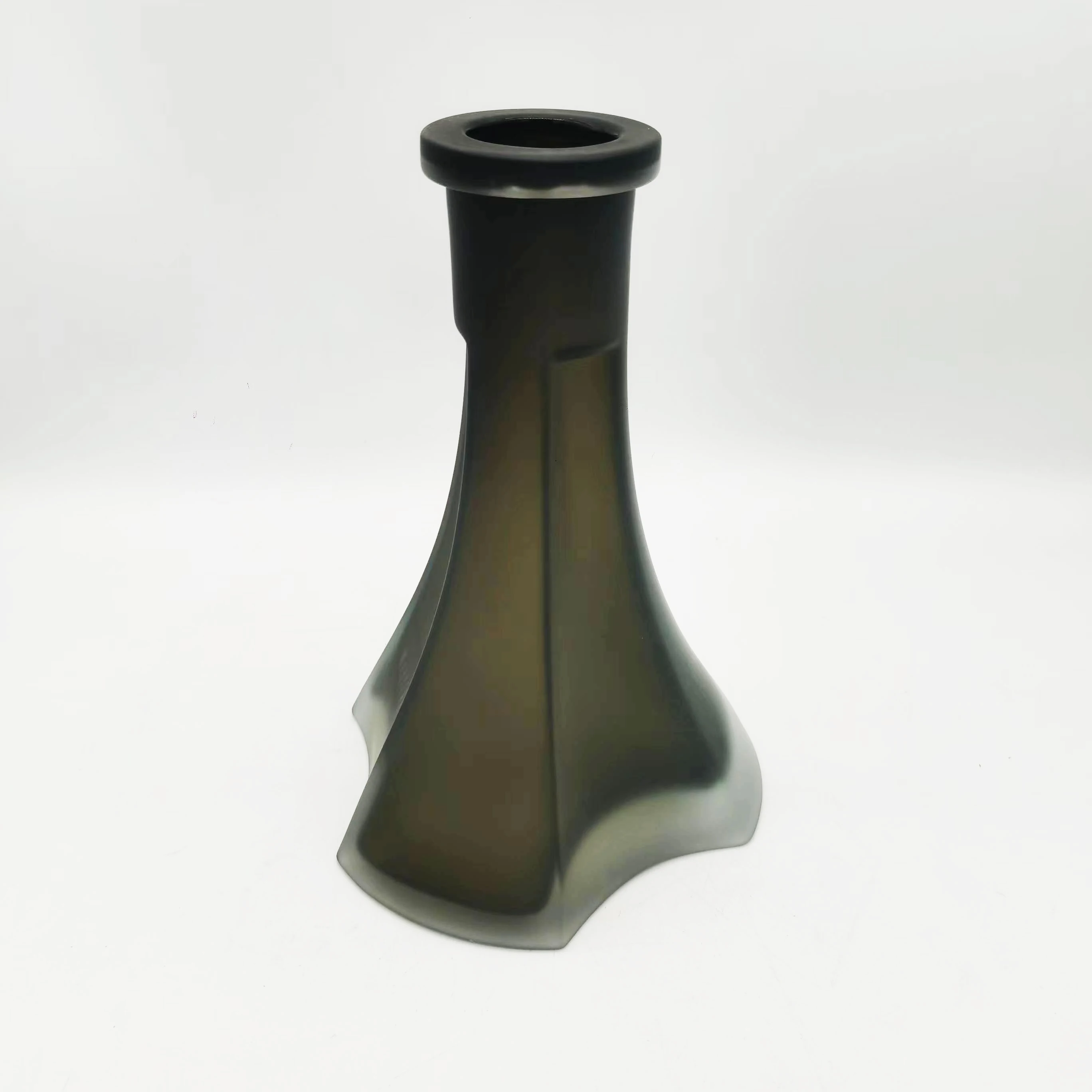 Прямая поставка с завода стеклянная бутылка для кальяна из матового стекла