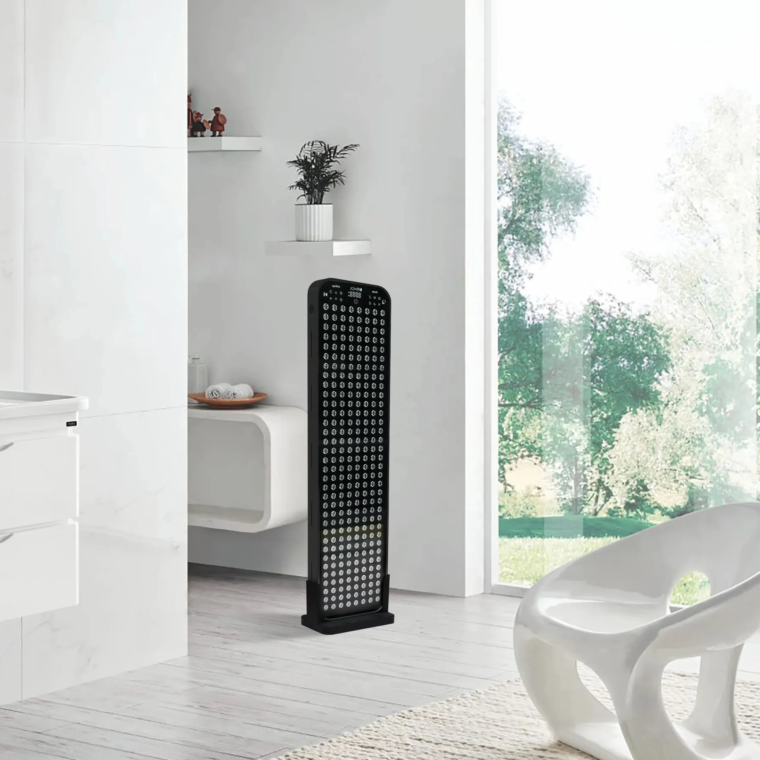 LIYA Voice Control High Power 6 Wavelengths with 7 Default Modes LED Infrared Red Light Therapy Panel For Home use