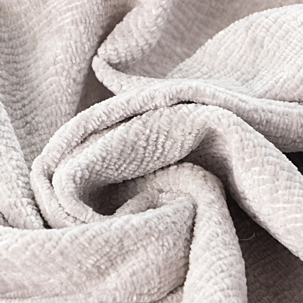 New collection soft feeling good quality cheap breathable100 polyester material crepe chenille fabric for sofa and textile