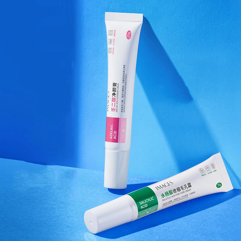OEM IMAGES Azelaic Acid Pimples Acne Remover Repair Face Cream & Lotion Salicylic Acid Face Cream With Black Head Remover